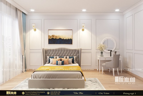 Thiết kế phòng ngủ đẹp phong cách tân cổ điển - NBX507
